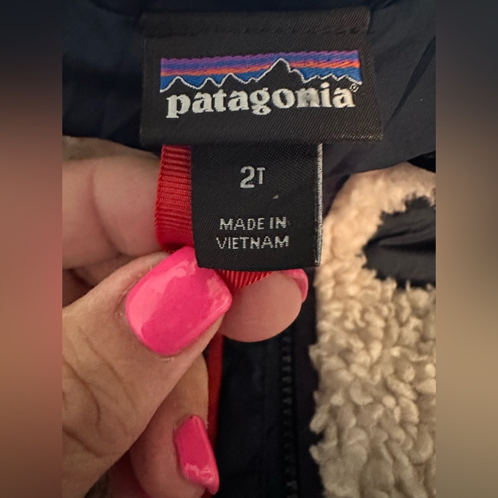 Patagonia Baby Retro-X Fleece Jacket. Size 2T - Picture 9 of 10